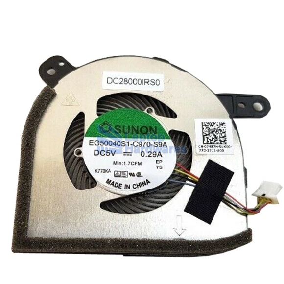 CPU Fan for Dell Latitude E5285 5285 07487H 7487H cn-07487H