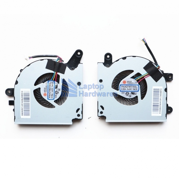 CPU & GPU Fan for MSI GF75 Thin 8RC 8RD 9SC 9SD MS-17F3