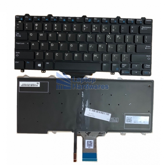 Keyboard For Dell XPS 12 9250 E5270 E7275 US Layout