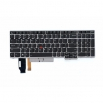 Keyboard for Lenovo Thinkpad E580 E590 L580 T590 Silver US Standard