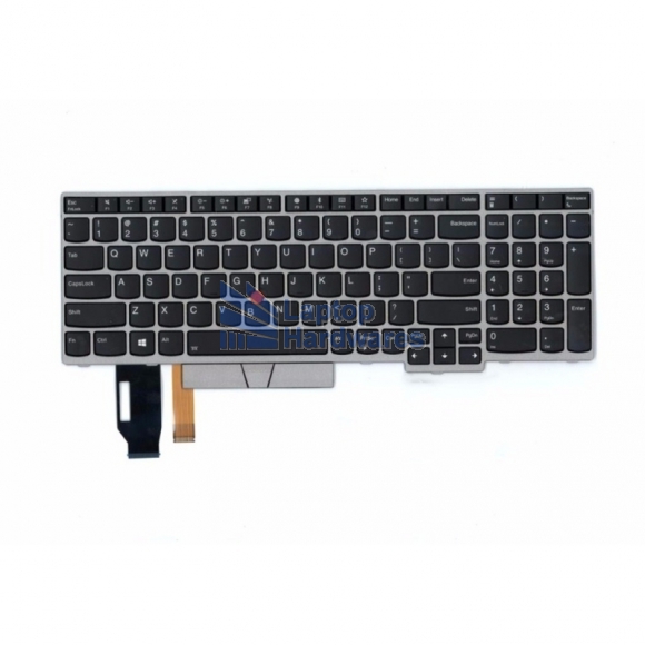 Keyboard for Lenovo Thinkpad E580 E590 L580 T590 Silver US Standard