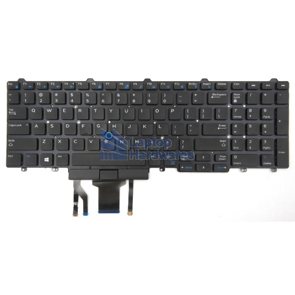 Keyboard For Dell Precision 3510 7510 7720 US Backlit Without Frame