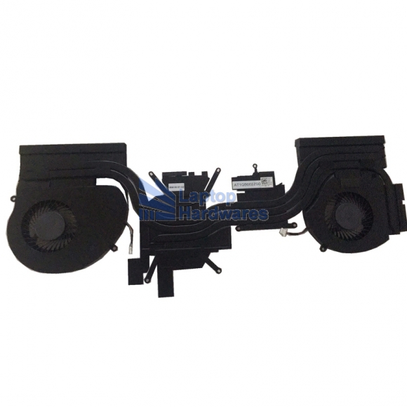 CPU & GPU HeatSink Fan for Dell M17X 17 R4 02FR98 AT1QB005ZC0