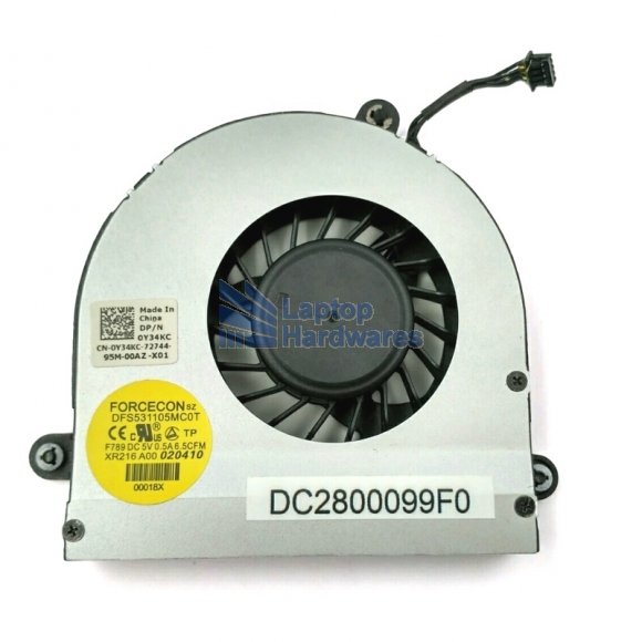 CPU Fan for Dell Alienware M17X R5 0XVXVH DC28000CMF0 DC2800099F0