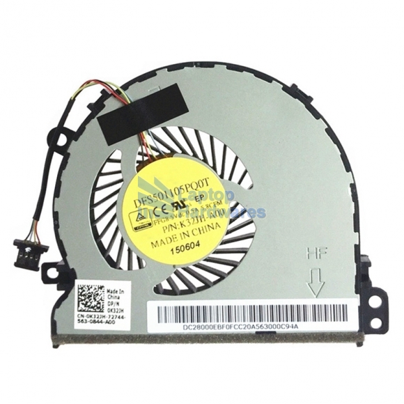 CPU Fan for Dell E3450 E3550 P51G DFS501105PQ0T FFG8 K32JH-A00