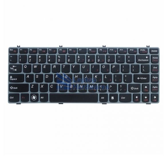 Keyboard for Lenovo Y470 Y470N Y470P Y471 Y471A Gray frame
