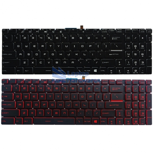 Keyboard for MSI GT62VR GT72 GT72S GT72VR GS73VR GT73VR US Backlight